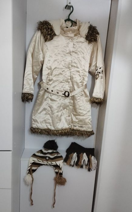 Кожух пальто + шапка/шарф в подарунок