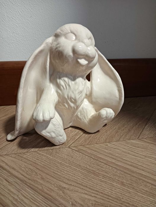 Zajączek figurka ceramiczna zając