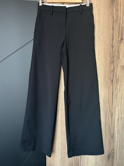 Spodnie z szerokimi nogawkami dzwony XXS/32 H&M