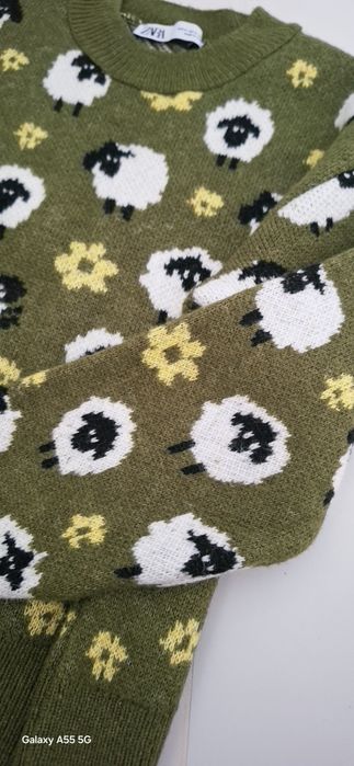 Sweter Zara owce