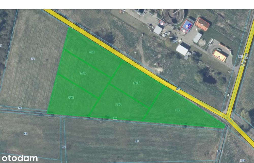 Działka, Wąwelnica