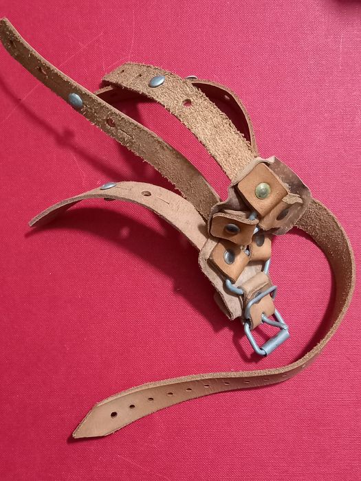 Pasek skórzany do Niemieckiego hełmu M56 NVA DDR