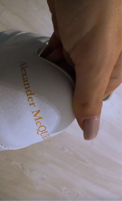 Нові шкіряні  кеди Alexander McQUEEN