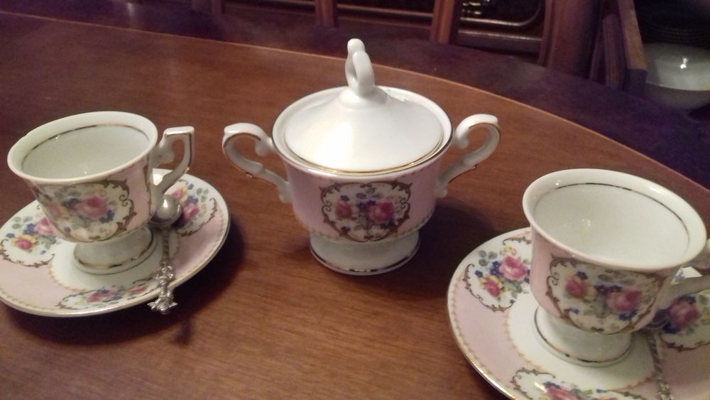 Conjunto de chávenas de café
