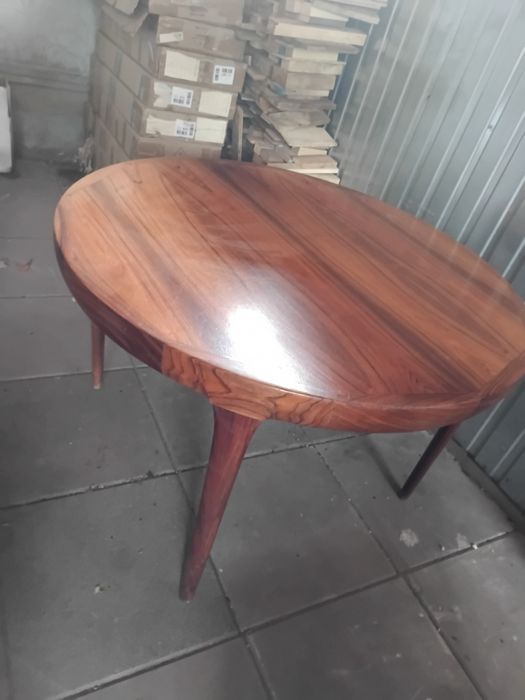 Okrągły stół drewniany Dania vintage skandynawia