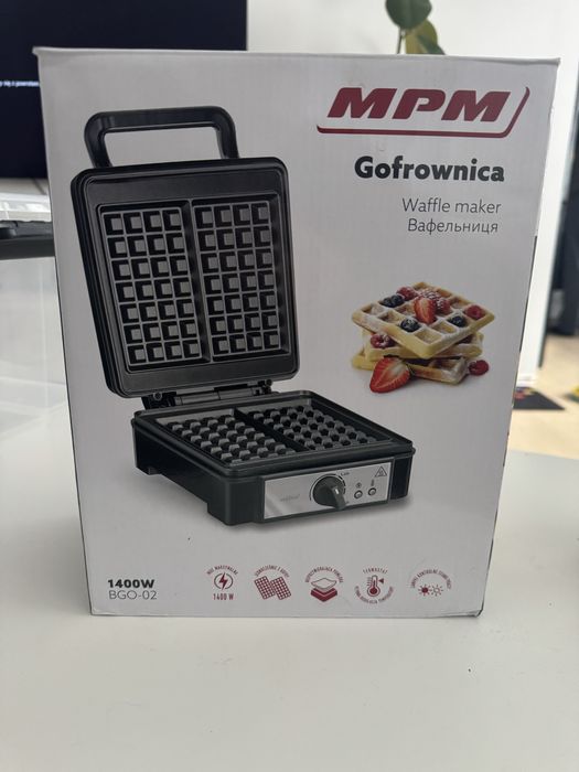 Gofrownica MPM BGO-02 1400W – stan idealny