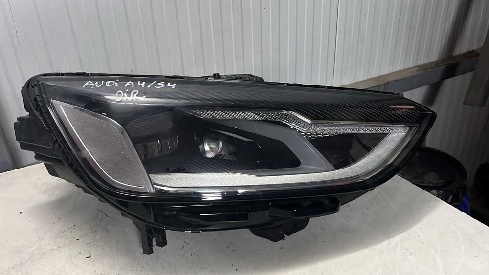 Farol de led frontal direita completa audi a4 b9 facelift