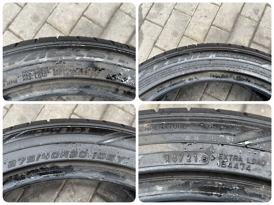 2X OPONY LETNIE 275/40R20 106Y Falken Azenis FK510 SUV XL 6.8MM 2021R