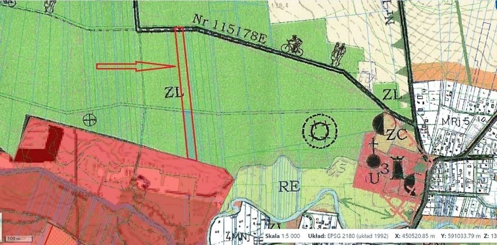 Sprzedam 1,39 ha lasu, 2 działki leśne