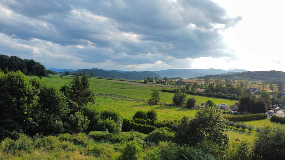 Działka budowlana Przedwojów, 11 arów, widok na: Karkonosze, Śnieżka