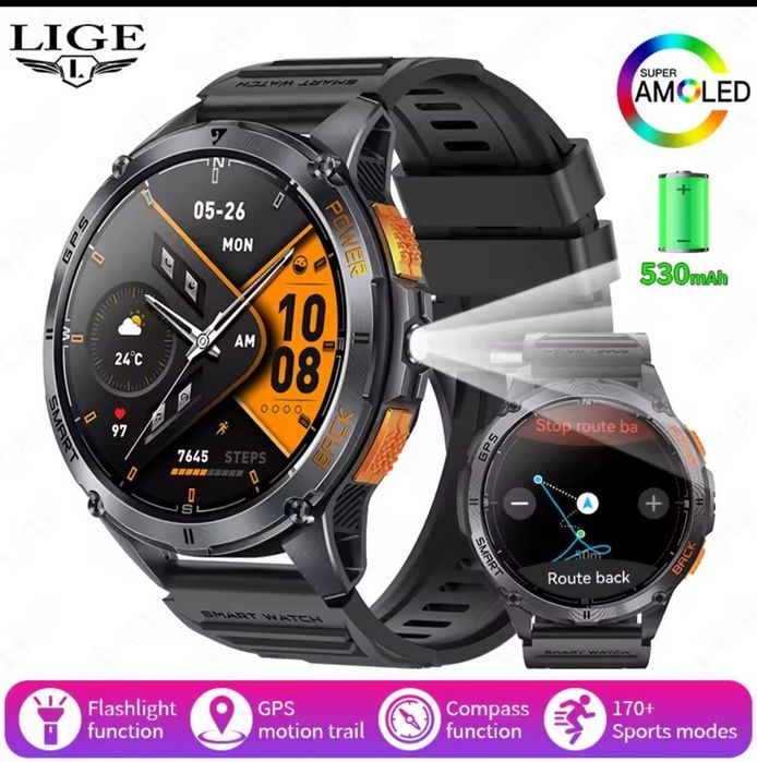 Smartwatch Lige K67A como novo