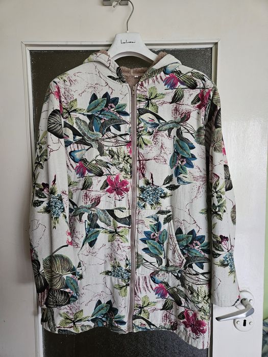 Bluza / kurtka w kwiaty r L