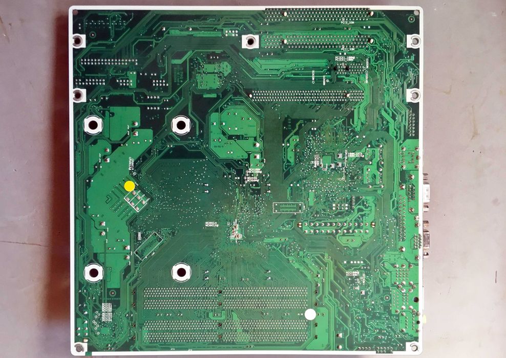 Motherboard HP Compaq dc5700 c/CPU RAM e outros componentes do sistema