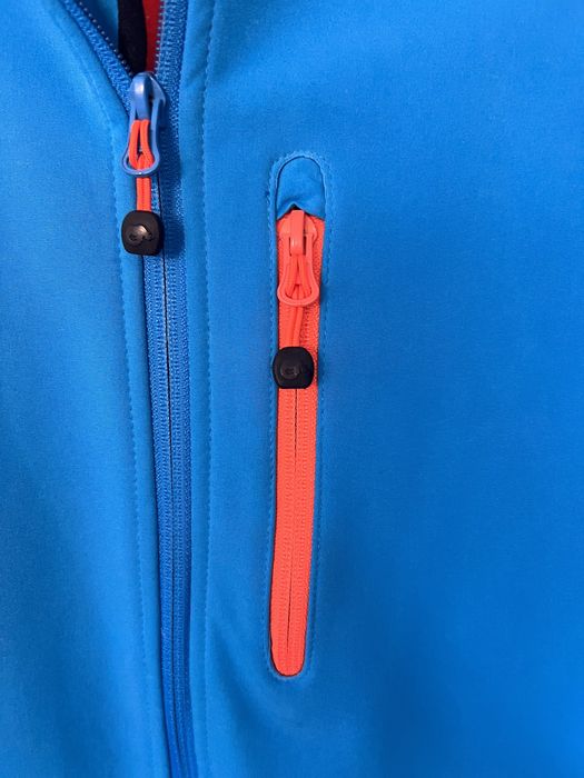 Kurtka Softshell M Kilimanjaro niebieska pomarańczowa