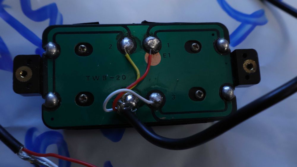 Przetwornik gitarowy humbucker Tokai TWB 20 Japan