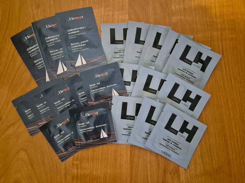 Zestaw kosmetyków męskich.