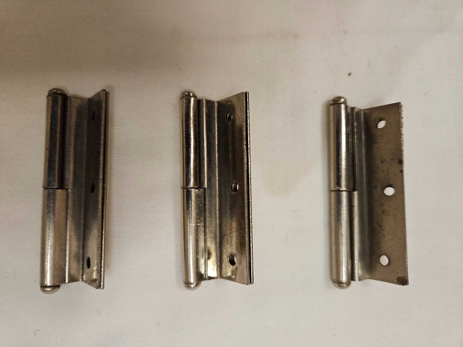 Zawiasy kątowe unoszące czopowe 55 mm | Zestaw 3 szt. (2x Lewy, 1x Prawy)