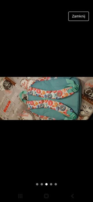 Plecak średni wejdzie zeszyt A4