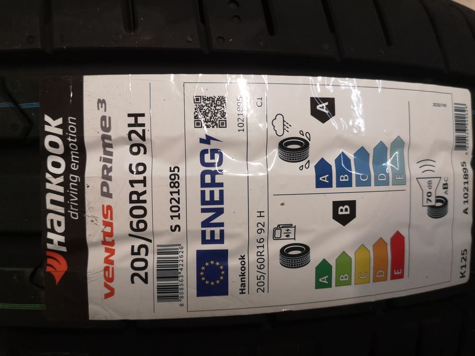 Opony letnie Hankook 205/60/R16 2 sztuki