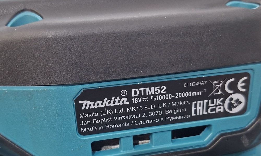 Uzasadnienie Wielofunkcyjne Renowator  Makita DTM52