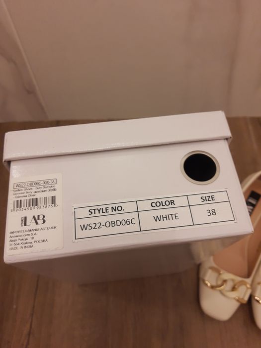 Nowe czółenka na obcasie r. 38 Answear Lab