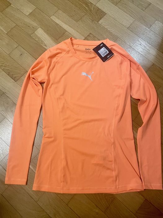 Лонгслів чоловічий Puma Long-Sleeve Orange