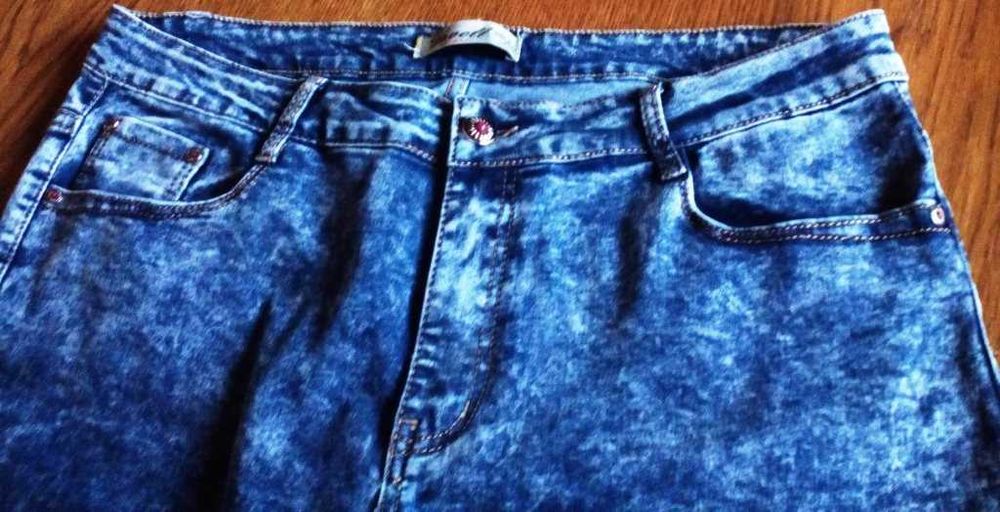 VAVELL jeansy marmurki pas 49 do 112cm 5XL/50 hit