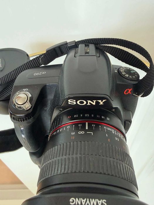 Aparat fotograficzny Sony + obiektyw