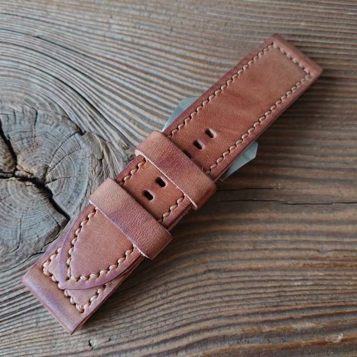Pasek do zegarka Panerai 26 mm handmade skóra ręcznie robiony