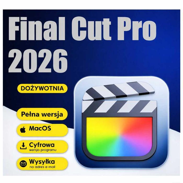 Final Cut Pro 2026 MacOS Licencja dożywotnia