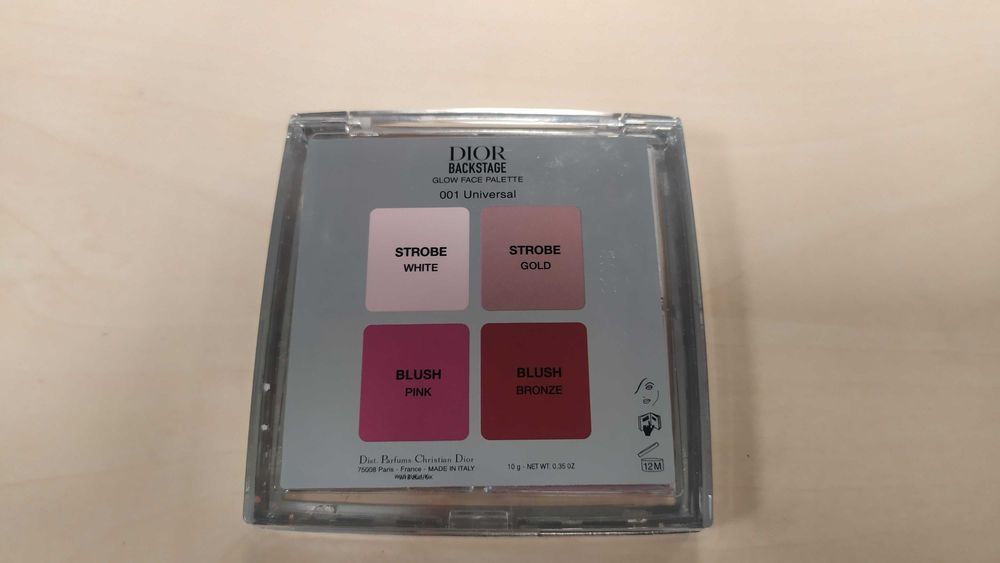 Paleta rozświetlaczy Christian Dior Backstage, Glow Face Palette 001 Universal