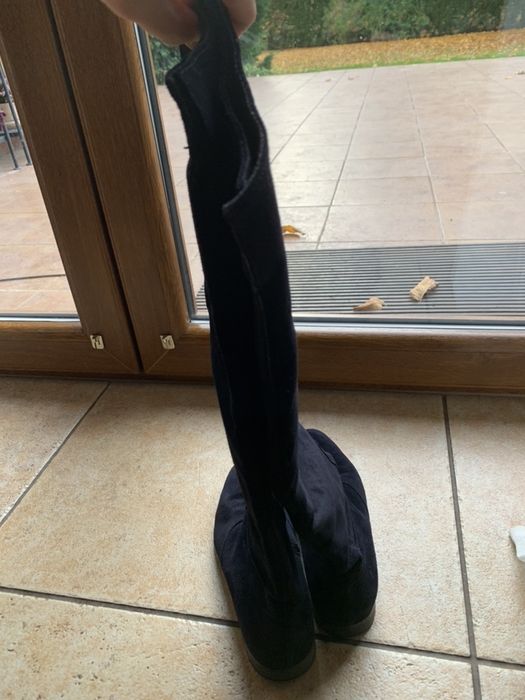 Kozaki granatowe Lavorazione Artigiana r.36