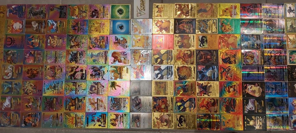 Karty Pokemon oryginalne różne 136 szt. Zestaw