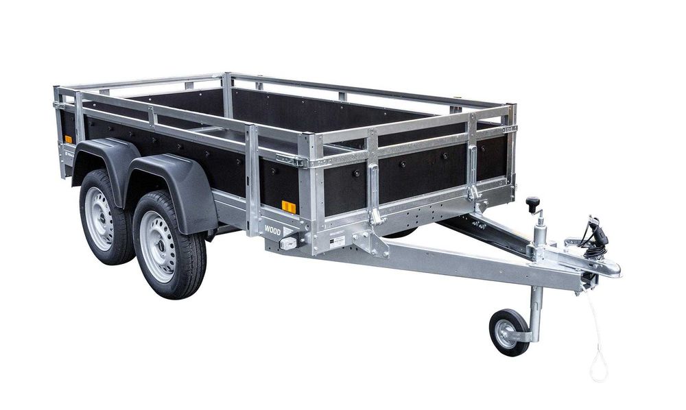 Przyczepka samochodowa 264x126x40 Temared WOOD 2612/2 DOSTAWA POD DOM