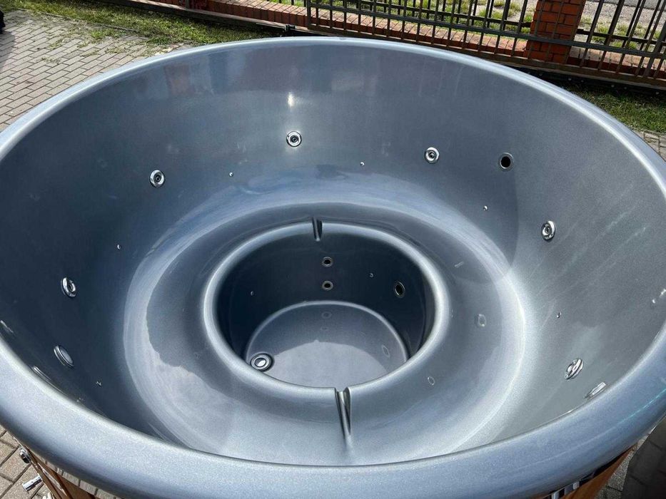 Balia bania jacuzzi termo pokrowiec gratis 4-6 osób piec zewnętrzny