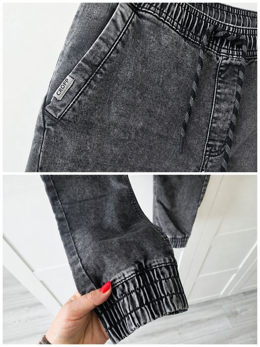 Spodnie jeansowe joggery Crrop