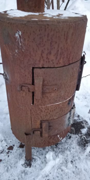 Продам буржуйку, самодельная
