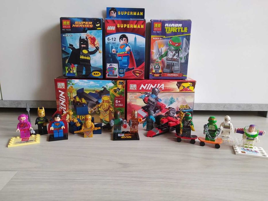 Продам фігурки-герої Лего - Бетмен, Супермен, Ніндзя, Мандалорець і ін