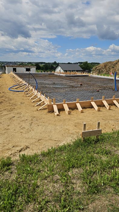 Płyty fundamentowe , budowa domów  kompleksowo