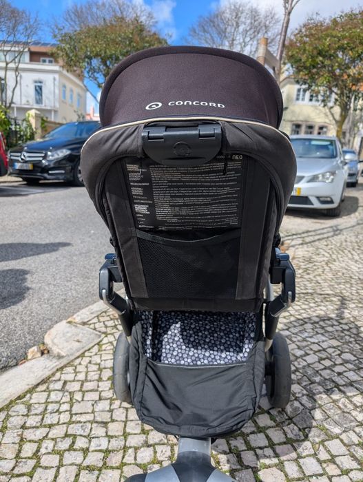 Carrinho bebé CONCORD NEO e Cadeira AUTO AIR vermelha