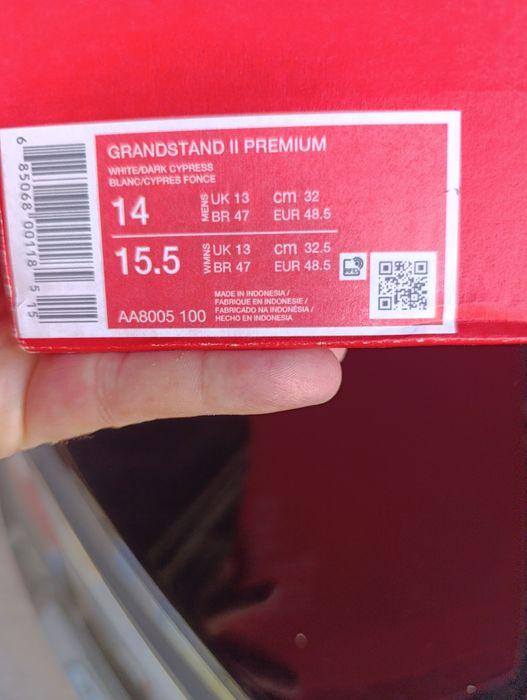 Nike Grandstand Premium White p. 48,5(32) нові