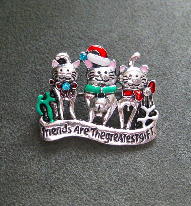 Alfinete / Broche / Pregadeira Gato Egipcio NOVO