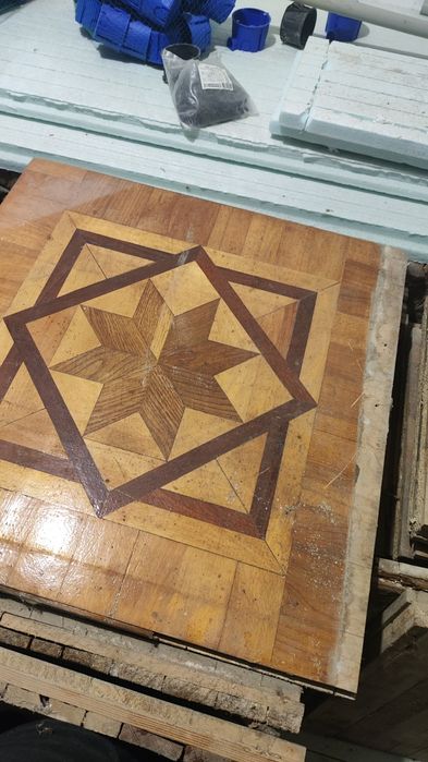 продам антикварний художній щитовий паркет