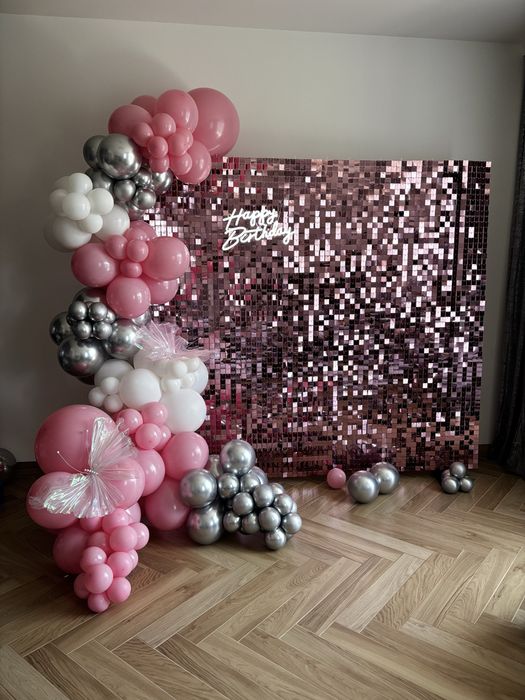 Dekoracje / ścianki balonowe/  chrzty/ komunie /18 urodziny