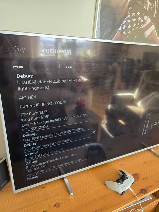 Konsola Sony PS5 Playstation 5 Przerobiona 6.50 etaHen Przeróbka