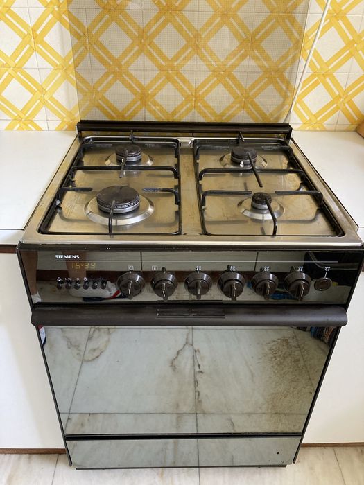 Fogão a gás c/forno elétrico Siemens
