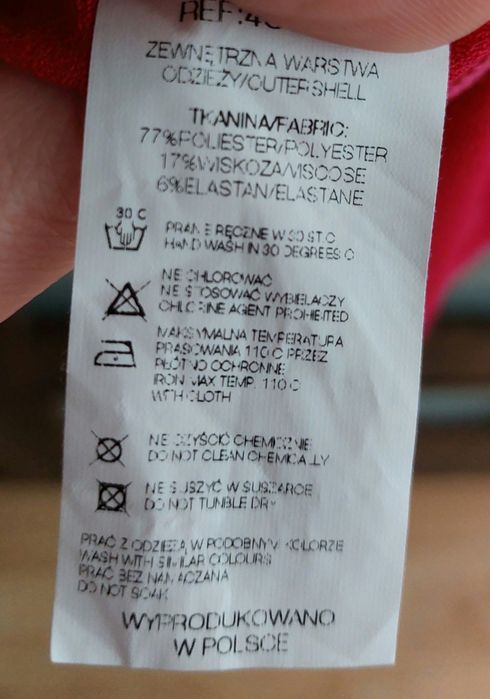 Sukienka damska na święta rozmiar 40 kolor fuksja