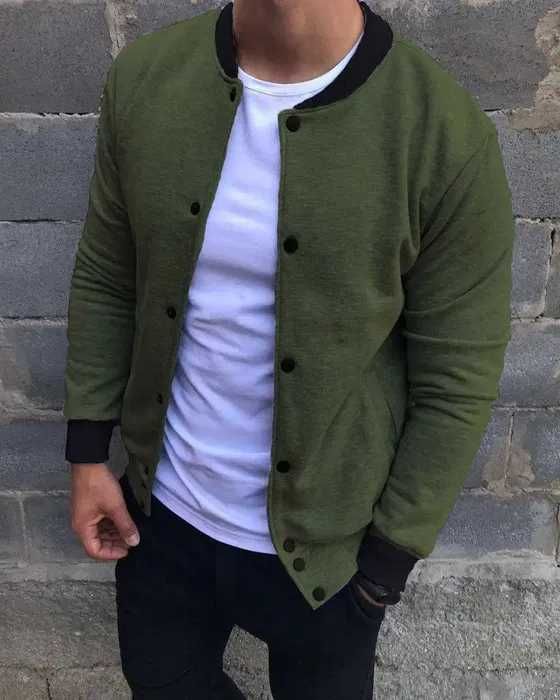 Бомбер мужской трикотажный куртка мужская весенняя осенняя американка