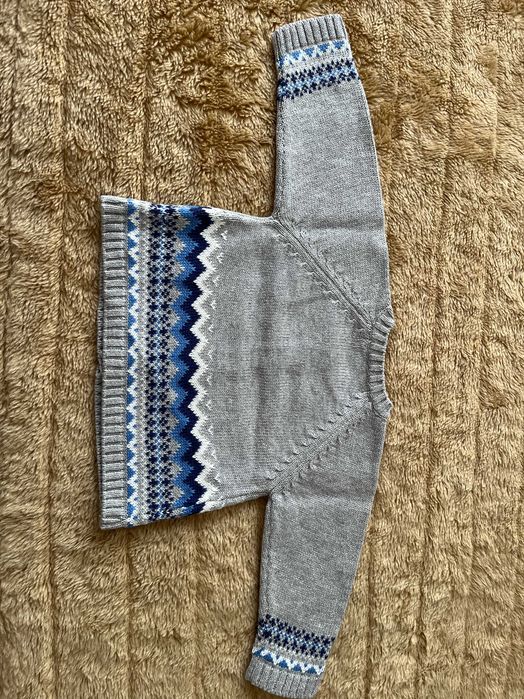 Zara Mini - Cardigan Malha Bebé (3M-6M)
