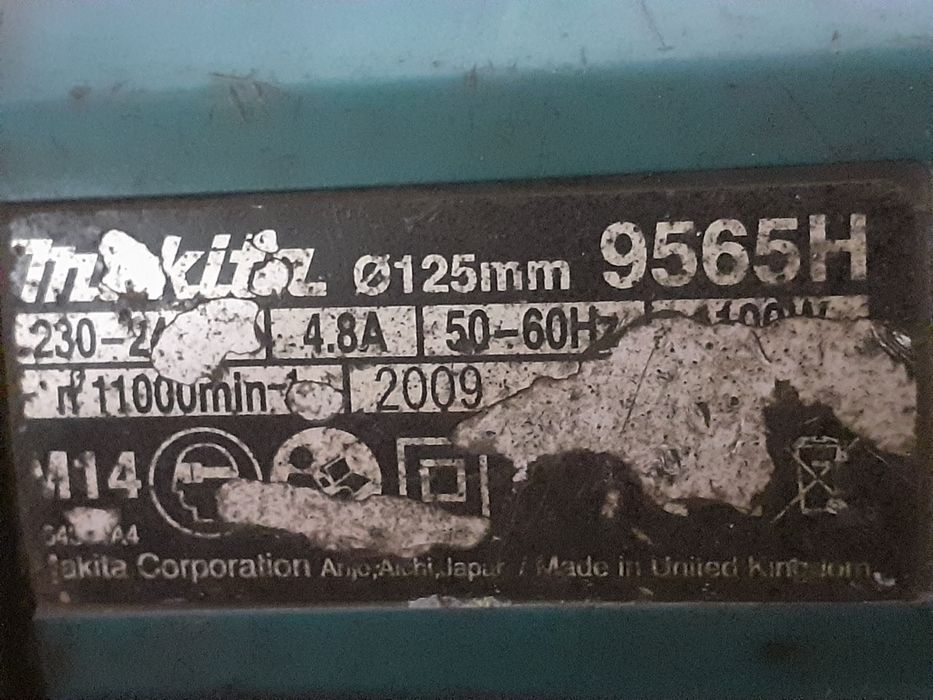 Szlifierka kątowa makita